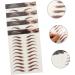 Beavorty 20 Sheets Waterproof Eyebrow Stickers Make up Kit False Eyebrows Eyebrow Tool Transport Wig 4d - Buy Online on GoSupps.com