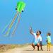 Hengda Kite Pack: 3 Colors Easy Flyer Octopus Kite for Kids - Large 31 Wide with Long Tail - Beach or Park Fun - Red, Green, Blue - Buy Online on GoSupps.com