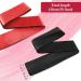 Prasacco Satin Eye Mask Set - 10 Adjustable Soft Blindfolds for Comfortable Sleep | Perfect for Couples & Adults - Black & Sun Red - Buy Online on GoSupps.com