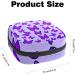 Anna Cowper Butterfly Pattern Purple Women's Storage Bag - Portable Period Bag for Menstrual Cup & Tampons | Stylish Feminine Design Perfect for Women & Teens - Buy Online on GoSupps.com