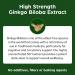 Ginkgo Biloba 6000mg | 60 Capsules | Premium Quality, No Synthetics | Made in UK - Buy Online on GoSupps.com