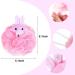 8-Piece Animal Kids Bath Sponges Set - Colorful Cartoon Loofah Bath Pouf Mesh Scrubber Balls for Kids and Adults - Buy Online on GoSupps.com