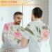 Beard Bib Apron | Non-Stick Waterproof Hair Catcher for Men | Floral Grooming Cape for Shaving & Trimming - Buy Online on GoSupps.com