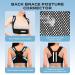 Posture Corrector Back Brace for Men & Women - Adjustable Lightweight Upper Back Support Shoulder Pain Relief Medium Black - Buy Online on GoSupps.com