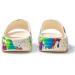 Jomix Ladies Flip-Flops - Summer Thick Sole Mules 100% EVA Soft Bathing Shoes Funny Rainbow Graffiti Sandals EU Size 40/41 - Buy Online on GoSupps.com