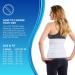 NYOrtho Abdominal Binder Lower Waist Support Belt - 30-45 Inch Compression Wrap for Men and Women - 4 Panel - 12 High - Pack of 1 - Buy Online on GoSupps.com