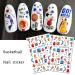 Buy CHANGAR Football Sports Nail Art Stickers - Basketball Soccer Cheerleading & More | 16 Sheets for Women Girls & Kids - Perfect Nail Decals for Sports Fans - Buy Online on GoSupps.com