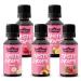 Gymqueen Tasty Drops 5x30ml calorie -free sugar -free and fat -free flavor drops aroma drops for sweetness of food drops of taste without artificial dyes fruit mix fruit mix 30 ml (5 pack)