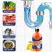 Toilet Pipeline Dredge Agent - Momeng Kitchen Sink Unblocker Powerful Pipe Foam Cleaner & Clog Remover | 500 ML Drain Dissolver - Buy Online on GoSupps.com