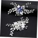 FRCOLOR bridal side comb wedding side comb wedding flower hair comb wedding hair accessories jewelry comb bride pearl hair comb wedding diamond comb bridal hair comb grace banquet crystal - Buy Online on GoSupps.com