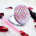 Beem Jun Rose Red Mermaid Compact Mirror - Mini Pocket Vanity Mirror with Sanding Glitter - Travel Friendly - Buy Online on GoSupps.com