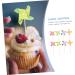 HOMSFOU 18pcs Mini Pinwheel Stakes Pinwheel Cupcake Toppers Kids Party Favors Wind Spinner Cake Topper Diy Pinwheel Bath Toys for Babies Cupcake Picks Baby Lip Gloss Self Made Bamboo As Shown 18pcs - Buy Online on GoSupps.com