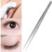 Premium Stainless Steel Eyelash Extension Tweezers - Straight Pointed Nail Art & Care Tool | SS-SA Fine Handle - Buy Online on GoSupps.com
