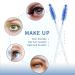 YEASHINE 200 Pcs Disposable Blue Eyelash Mascara Brush Applicator - Lash Makeup Stick - Buy Online on GoSupps.com