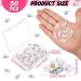 50 Pcs 3D Acrylic Fourth of July Star Nail Charms with Pearl Beads - White Flower Style - Buy Online on GoSupps.com