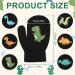 KINBOM 6 Pairs Toddler Mittens - Winter Dinosaur Patterns Gloves for Little Boys & Girls (Black) - Buy Online on GoSupps.com