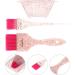 Lurrose 2 Sets Hair Dyeing Accessories mustache combs for men face tools men comb dye mixing bowl hairdressing brush bw2 bleaching powder Hair Salon Supplies Hairdressing Accessory man - Buy Online on GoSupps.com
