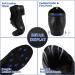 Men's Black Leather Ballroom Dance Shoes - Size 9.5 | Latin Salsa Dancing Character Shoes - Buy Online on GoSupps.com