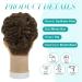 S-Noilite Curly Messy Bun Scrunchie: Medium Brown Synthetic Hair Chignon Extension - Buy Online on GoSupps.com