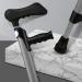 Adult Underarm Crutches Lightweight Adjustable Walking Cane Applicable Height 4' 5'' 6' Comfortable Underarm Pads Ergonomic Grip - Buy Online on GoSupps.com