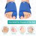 Hallux Valgus Rail & Bunion Corrector - Pain Relief for Overlapping Toes Gel Pillows & Metal Rod Support - Buy Online on GoSupps.com