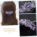 minkissy the hairpin rhinestone clip hair holder metal hair clips for women hair barrettes for women crystal hair barrettes purple hair barrettes alloy the flowers ponytail Flowers - Buy Online on GoSupps.com