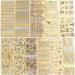 Gold Nail Foil Transfer Stickers - Holographic Designer Nail Art Supplies - 3D Glitter Line Manicure Accessories - 16 Sheets - Buy Online on GoSupps.com
