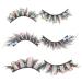 FRCOLOR 3 Pairs decor false lashes fake eyelashes fake lashes for performance women eyelashes natural false eyelashes individual false eyelashes wispy eyelashes chemical fiber make up set