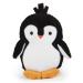 TrustyPup Tough N Fun & Strong N Silent Plush Toys for Dogs & Puppies, Ft. Loud Squeakers & Silent Squeaker Toys  Multiple Styles Strong 'N Silent (Ultrasonic) Medium Strong 'N Silent (Ultrasonic) - Penguin (Black)