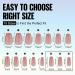 TOMICCA Soft Gel Nail Tips - 180Pcs Short Coffin Acrylic Press on Nails with 3 in 1 Gel x Nail Color - Pink Short Coffin Dark Pink | Full Cover Preformed Base Coat for Beginners - Buy Online on GoSupps.com