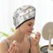 Cute Animal Doodle Microfiber Hair Towel Super Absorbent Quick Dry Turban for Curly Long Thick Hair | Hair Wrap Bonnet Cap for Women Girls & Kids - Buy Online on GoSupps.com