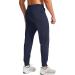 G Gradual Men's Joggers Pants | Navy Stretch Athletic Sweatpants with Zipper Pockets | Medium - Buy Online on GoSupps.com