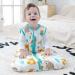 Mosebears Baby Winter Sleeping Bag 2.5 Tog, 100% Cotton, Green Zoo Design | 0-6 Months - Buy Online on GoSupps.com