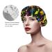 Colorful Tree Frogs Shower Cap for Women - Elastic, Waterproof, Reusable Bath Hat for Short to Long Hair - Buy Online on GoSupps.com