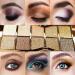 Glitter Eyeshadow Palette - 10 Highly Pigmented Shimmer Colors | Long Lasting Waterproof Eye Makeup for Women - Buy Online on GoSupps.com