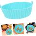 Zerodeko Mat Pot Supply Silicone Kitchen Wear-Resistant Liner Washable Fryer Accessory Liners Convenient Blue 16.5X16.5CM - Buy Online on GoSupps.com