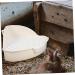 HANABASS Pets Small Animals Toilet Indoor pet Potty abs White cat Toilet 25.00X19.00X10.00CM White - Buy Online on GoSupps.com