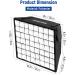 NEEWER Foldable Softbox Diffuser with Grid for NL660 LED Light - Ideal for Studio Photography & YouTube Video Lighting - Buy Online on GoSupps.com