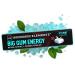 Big Gum Energy & Focus 80mg Caffeine + 40mg L-Theanine + 80mg Alpha GPC Nootropic Chewing Gum for Focus Energy & Execution ICY Mint 5 Pieces (1 Pack) Gym & Work Execution.