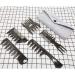 Professional 5 PCS Hair Comb Styling Set with Anti Static Hair Brush - Barber Hairstylist Accessories for Men & Boys - Buy Online on GoSupps.com