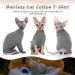 Hjyokuso Sphynx Cats Clothing | Breathable Cat Sweater & Warm Catwear for Sphynx Cornish Rex Devon Rex & Peterbald - Buy Online on GoSupps.com