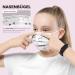 50pc Disposable Face Masks Made in Germany | CE Certified Type IIR | Small Size Kitty White | 99% Filtration | Elastic Earloops - Buy Online on GoSupps.com
