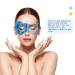 Reusable Gel Eye Mask for Puffiness & Dark Circles - Cooling Eye Ice Pack for Dry Eyes, Headache & Stress Relief (Leaves Design) - Buy Online on GoSupps.com