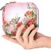 Buy Stylish Menstruation Bag with Zipper - Pink Rose & Butterfly | Ideal for Tampons & Napkins | Perfect for Women & Girls - Buy Online on GoSupps.com