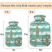 Naanle Sea Stripe Anchor Hot Water Bottle - 1L Transparent Heat Bottle for Pain Relief Hand & Feet Warmer Ideal for Bed & Cold Therapy - Buy Online on GoSupps.com