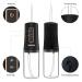 IHealthia Rechargeable Water Flosser Teeth Cleaner - Portable Cordless Dental Oral Irrigator | 3 Modes, 4 Nozzles | Waterproof for Home & Travel - Matte Black - Buy Online on GoSupps.com