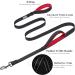 Vivaglory Traffic Handle Dog Leash - 1.8m Reflective Leash with Padded Handles & Metal Hook for Training - Durable Black Dog Leash for International Shipping - Buy Online on GoSupps.com