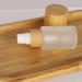 Shop Cosidea 6-Piece Set: Empty Frosted Glass Bottles with Bamboo Lids & Lotion Pump Dispensers - Refillable Cosmetic Containers for Travel & Home - Buy Online on GoSupps.com