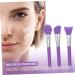 FRCOLOR 12 Pcs Silicone Makeup Brush Set - Body Lotion & Acid Applicator - Purple Cosmetic Accessories for Women - Buy Online on GoSupps.com