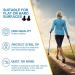 6 Pieces Nordic Walking Stick Rubber Buffers - 3 Pairs of 11mm Hiking Stick Pads - Compatible with All Common Nordic Walking Sticks - Buy Online on GoSupps.com